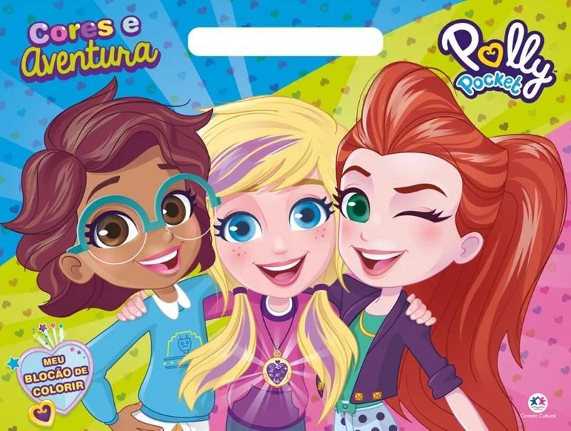 Miniatura Meu Blocão De Colorir - Polly Pocket - Cores E Aventura