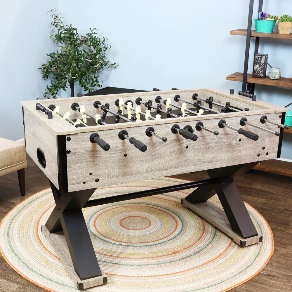 Miniatura Mesa De Pebolim Bonafit Toto Futebol De Mesa Totó Jogo - Cinza, único