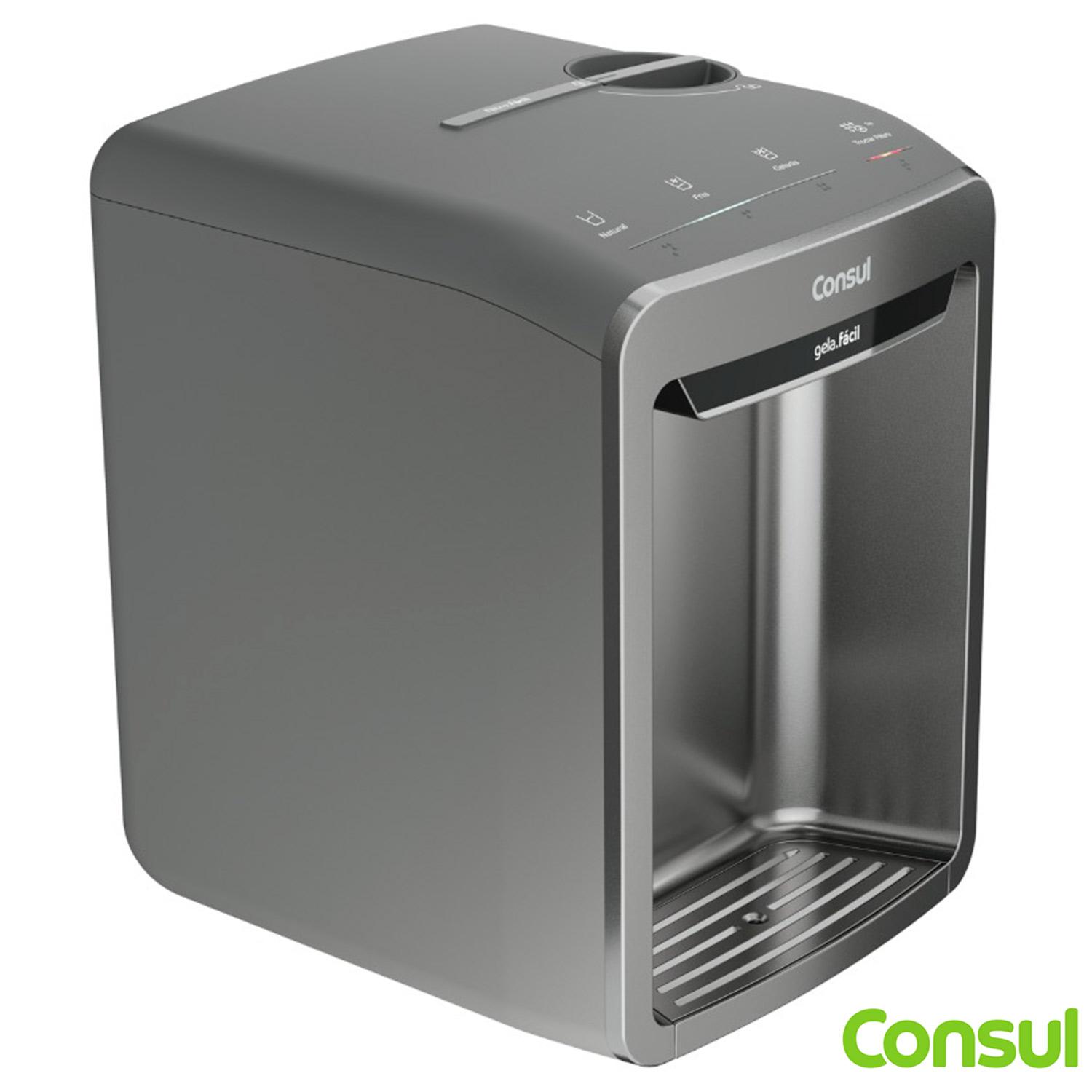 Miniatura Purificador de Água Consul Eletrônico com Refrigeração CPB33AB Bivolt