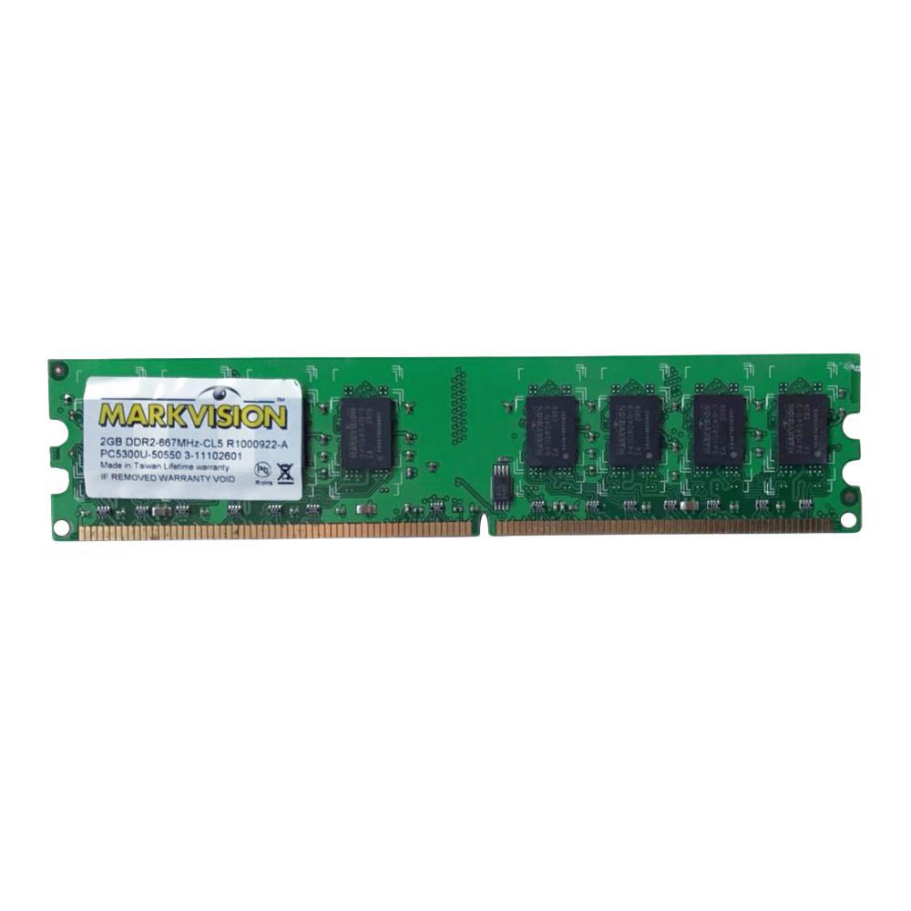 Miniatura Memória Ram 2Gb Ddr2 667Mhz Markvision Pc5300U