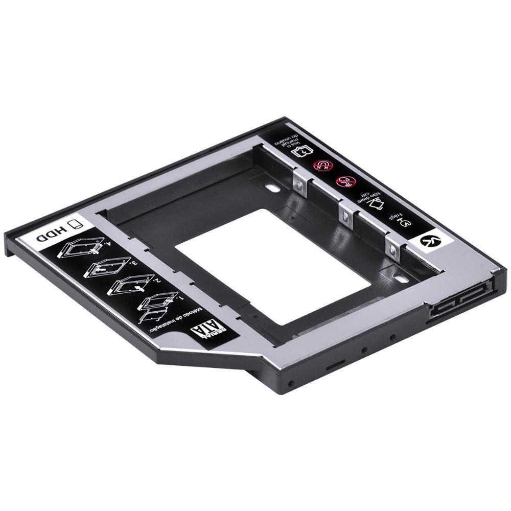 Miniatura Adaptador Caddy Para Hd Ou Ssd Gaveta Dvd Notebook Ac-95