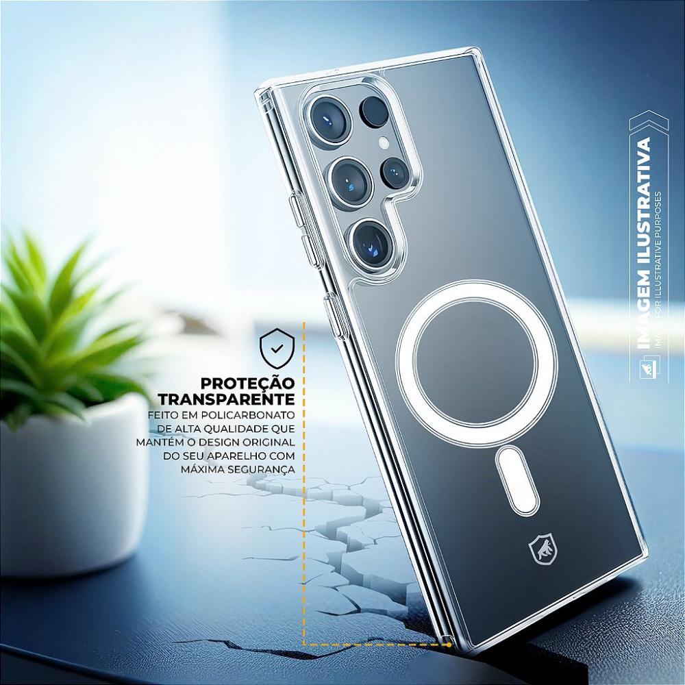 Capa MagSafe para Samsung Galaxy S25 - Transparente - Gshield