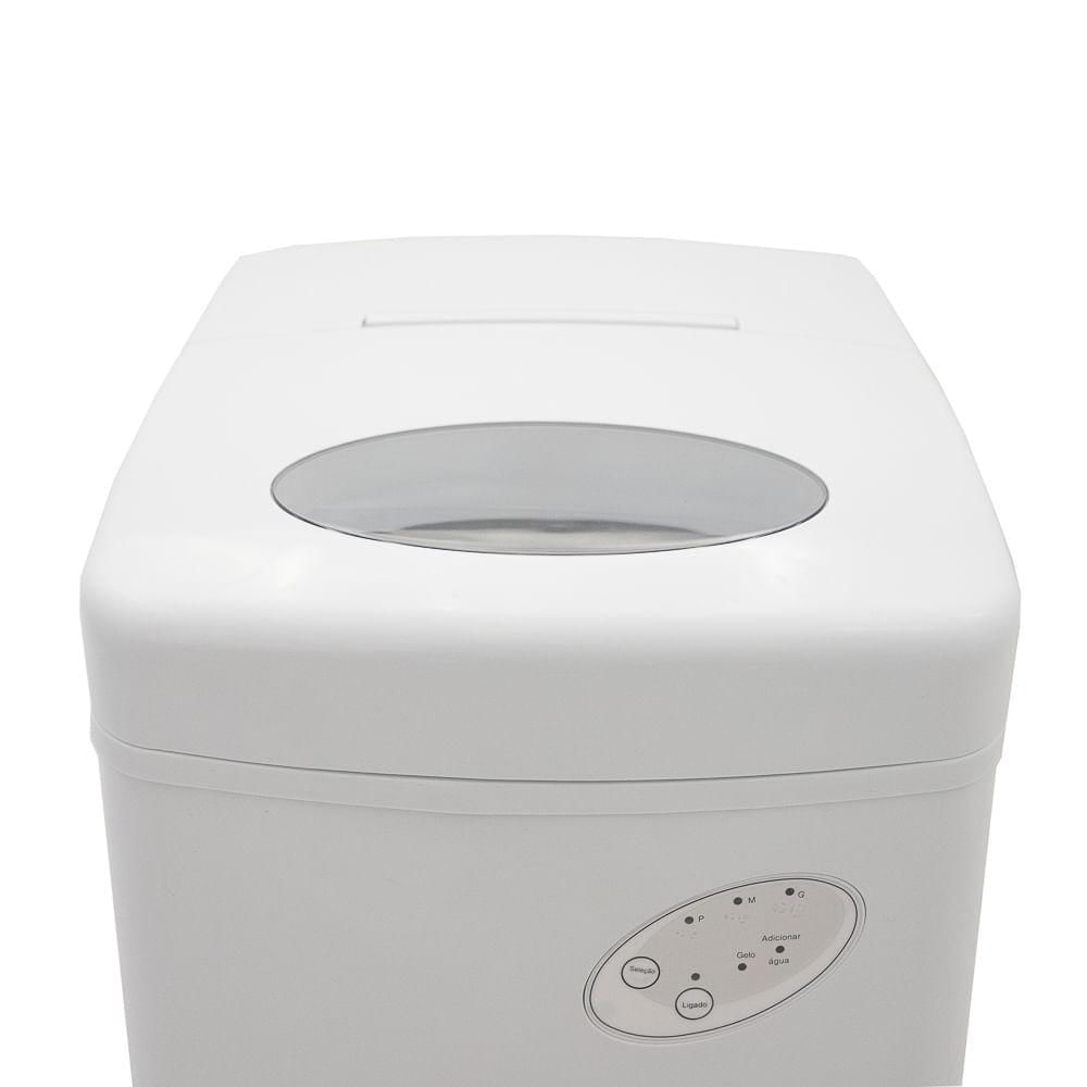 Miniatura Máquina Gelo Polar - Ice Maker - Branca - 28Kg Dia - 220 V