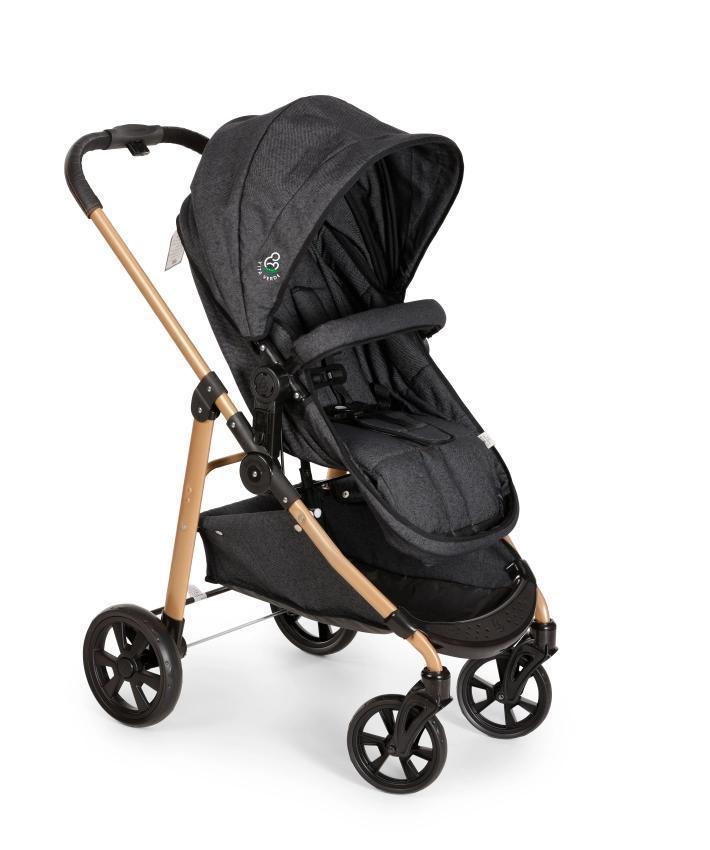 Miniatura Carrinho Galzerano Extreme Vita Verde Com Bebe Conforto