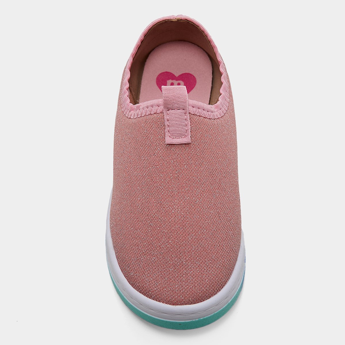 Miniatura Tênis Infantil Molekinha Menina Rosa+prata - 26