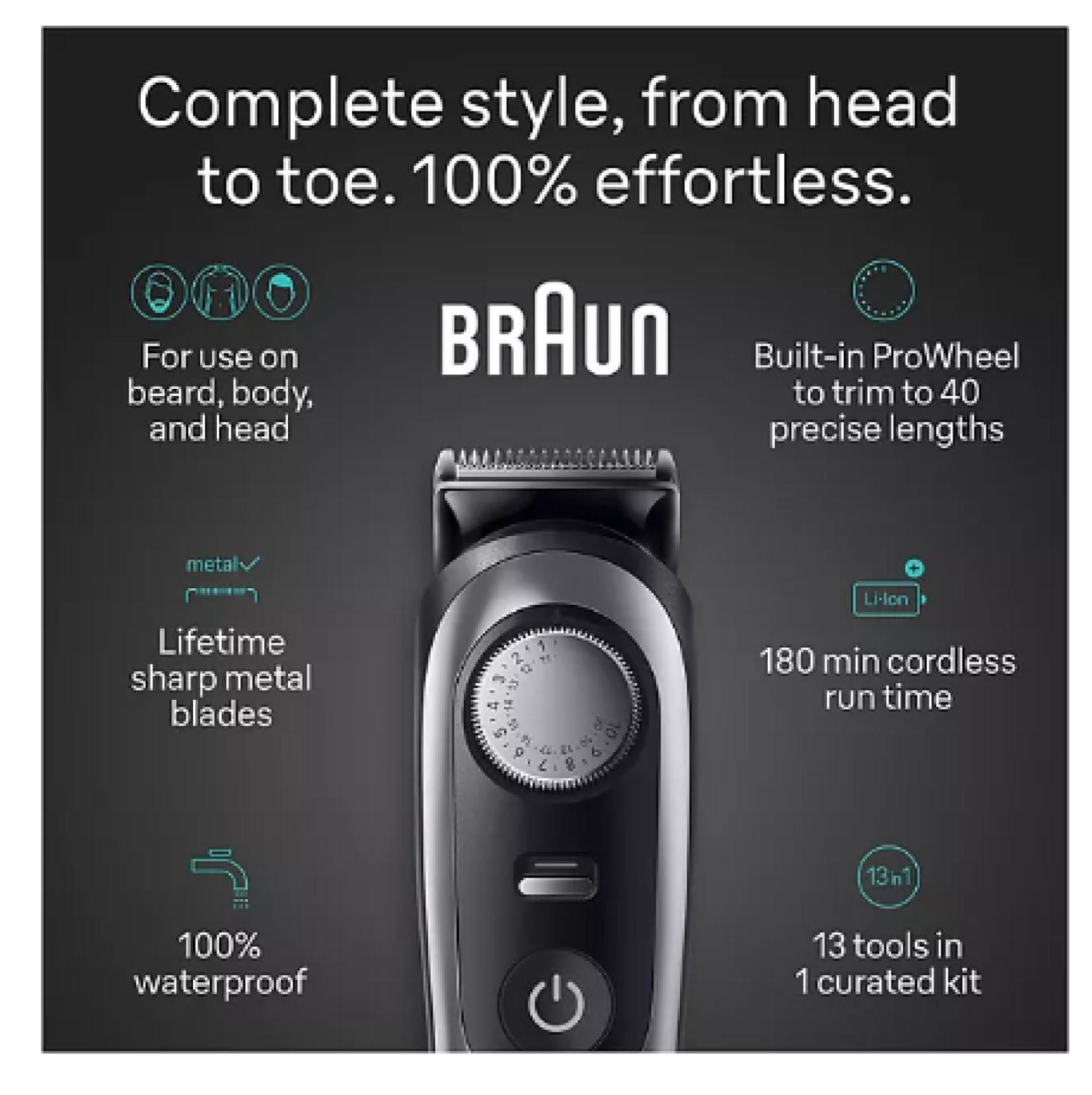 Braun Series 9 All-In-One 8In1 Aparador De Pelos Barba/Corpo