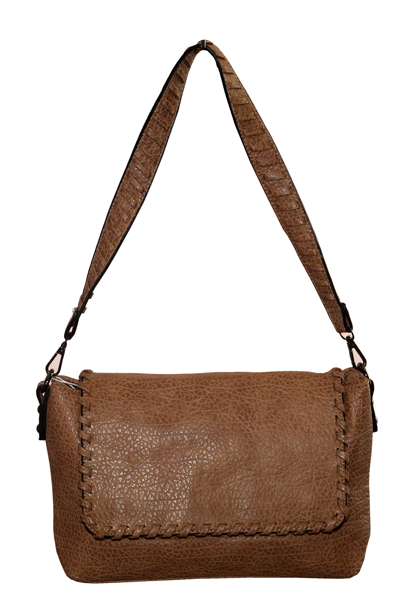 Miniatura Bolsa Feminina Pavão de Ouro Caramelo