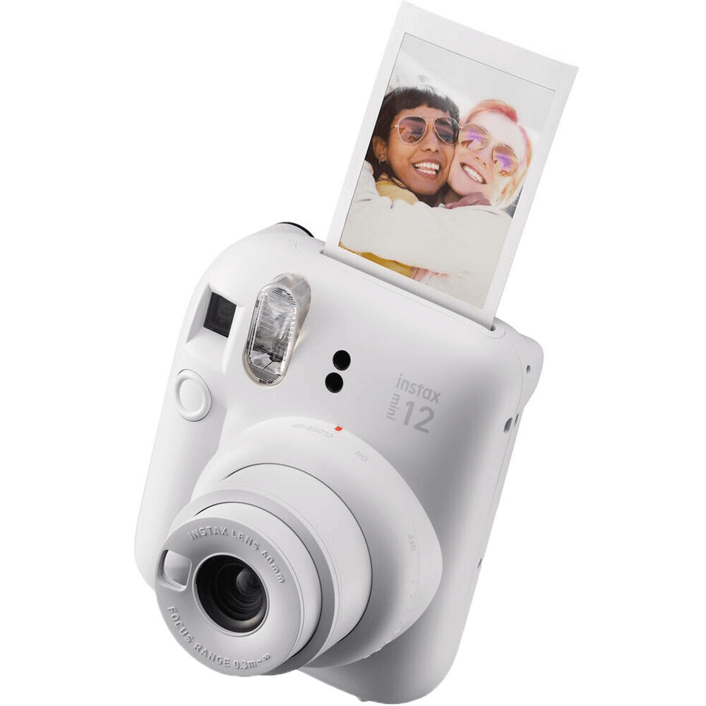 Miniatura Kit Câmera Instantânea FujiFilm Instax Mini 12 Branco Mermaid com Bolsa e Pack 10 Filmes