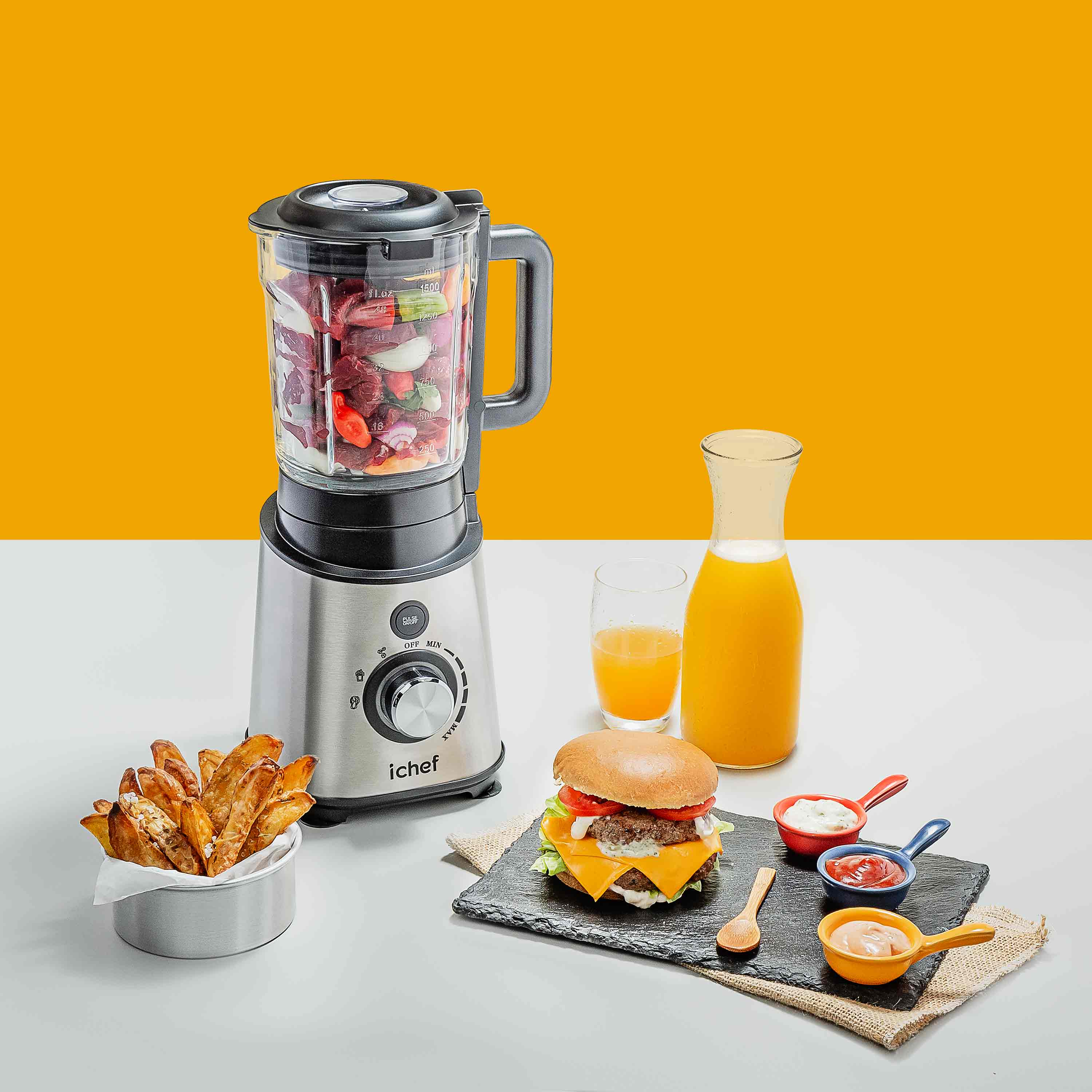 Miniatura Multiprocessador Power Nutri Revolution Ichef | 127V