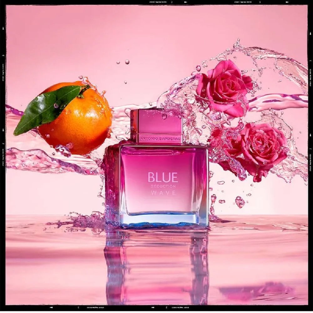 Miniatura Colônia Importada Antônio Bandeiras Blue Seduction Wave Feminino Edt 100ml