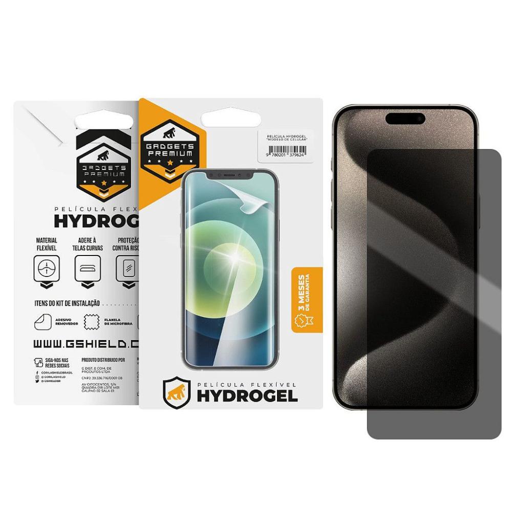 Miniatura Película para iPhone 15 Pro Max - Privacidade Hydrogel - Gshield