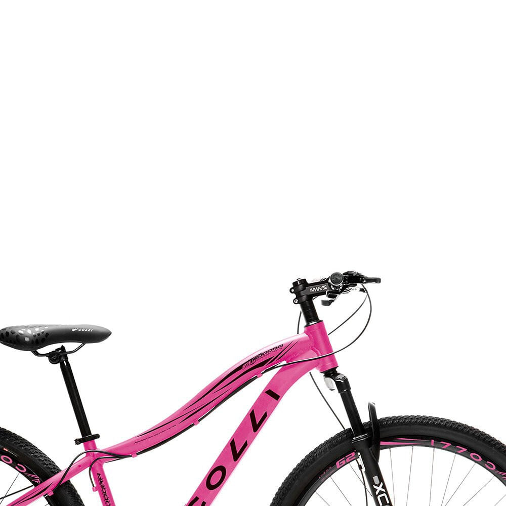 Miniatura Bicicleta Colli Eudora Aro 29 Aero Freio a Disco Quadro 15,5 Rosa
