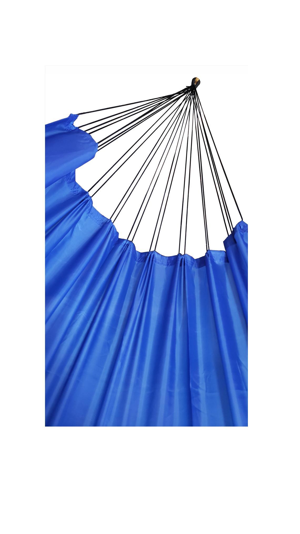 Miniatura Rede De Dormir Nylon Camping, Pesca, Selva, Laser Azul