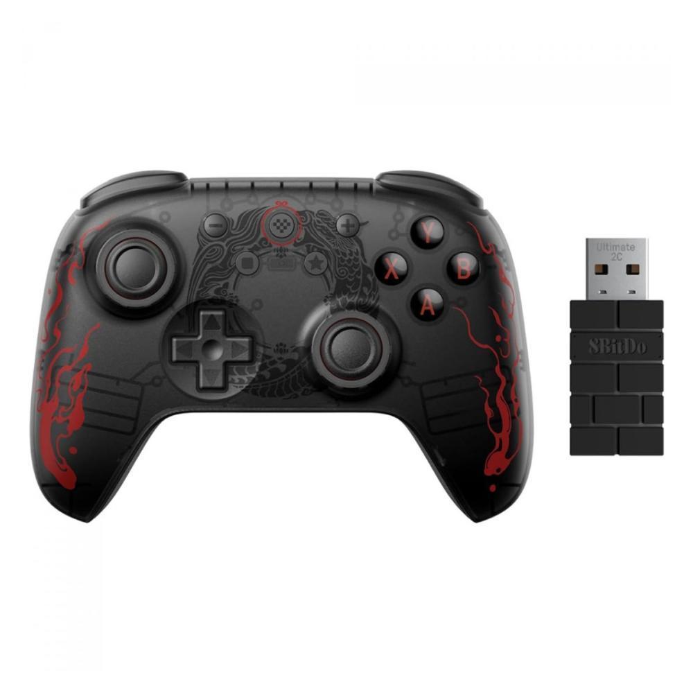 Miniatura Controle 8Bitdo Ultimate 2C Wireless Black Myth Wukong Preto