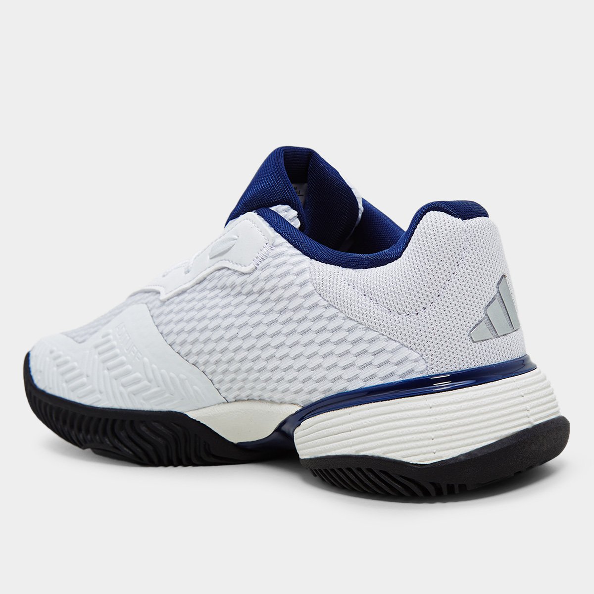 Miniatura Tênis Infantil Adidas Barricade Branco+Azul - 33