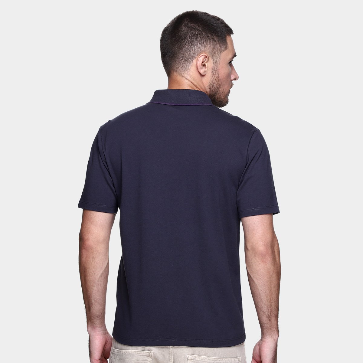 Miniatura Camisa Polo Ellus Gotico Classic Masculina Azul Escuro - M