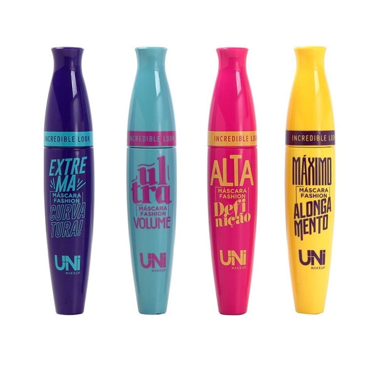 Miniatura Mascara De Cilios Rímel Fashion Incredible Look Uni Makeup