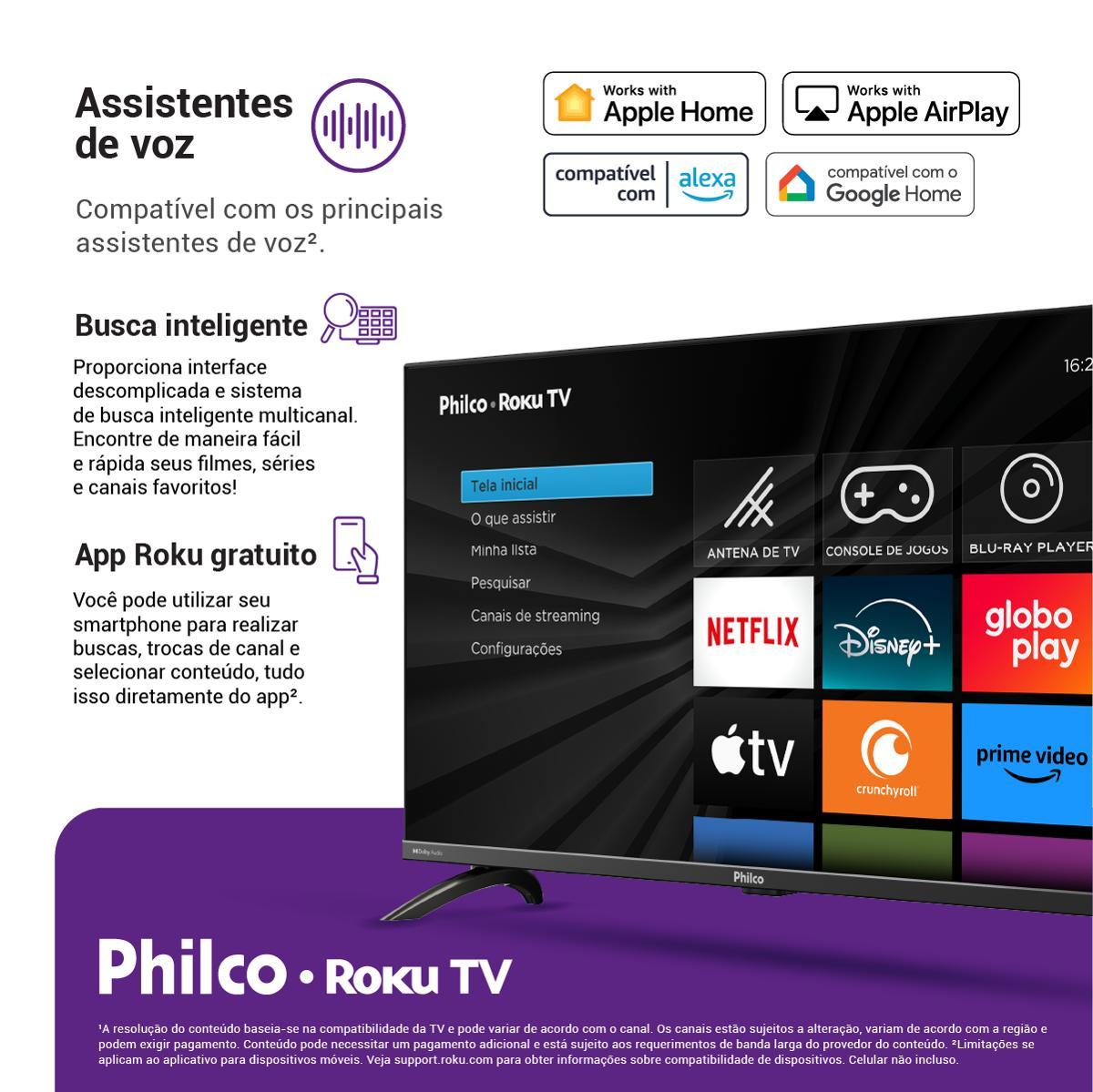 Miniatura Smart TV 32” Philco LED Roku TV PTV32G7PR2CGB Bivolt