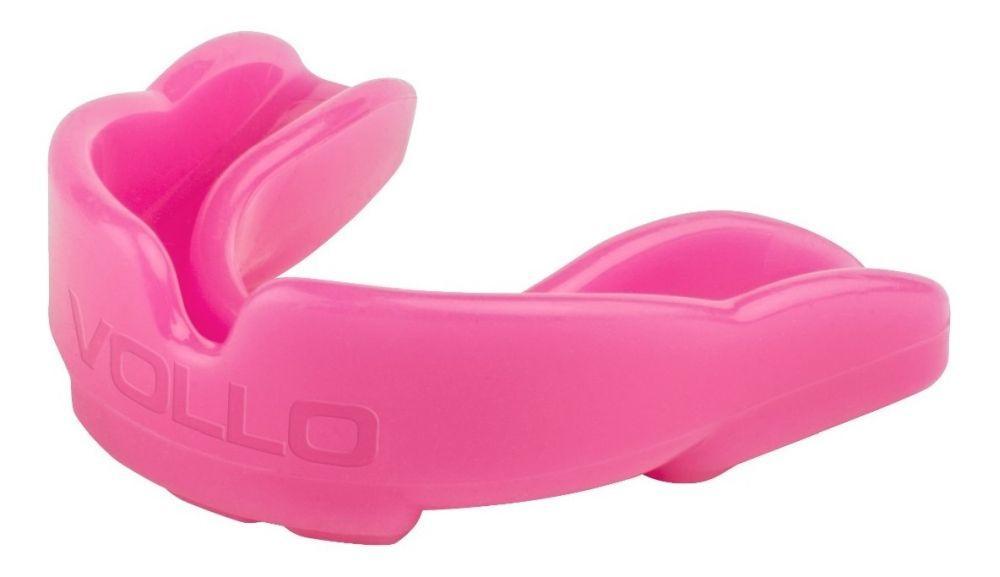 Miniatura Luva De Boxe/Muay Thai Vollo + Protetor Bucal Rosa +Bandagem