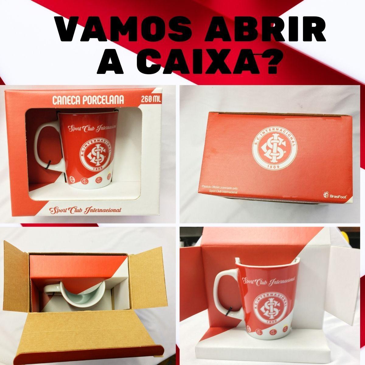 Miniatura Kit 4Un Caneca Xícara Porcelana Reforçada 260Ml Café Escudo