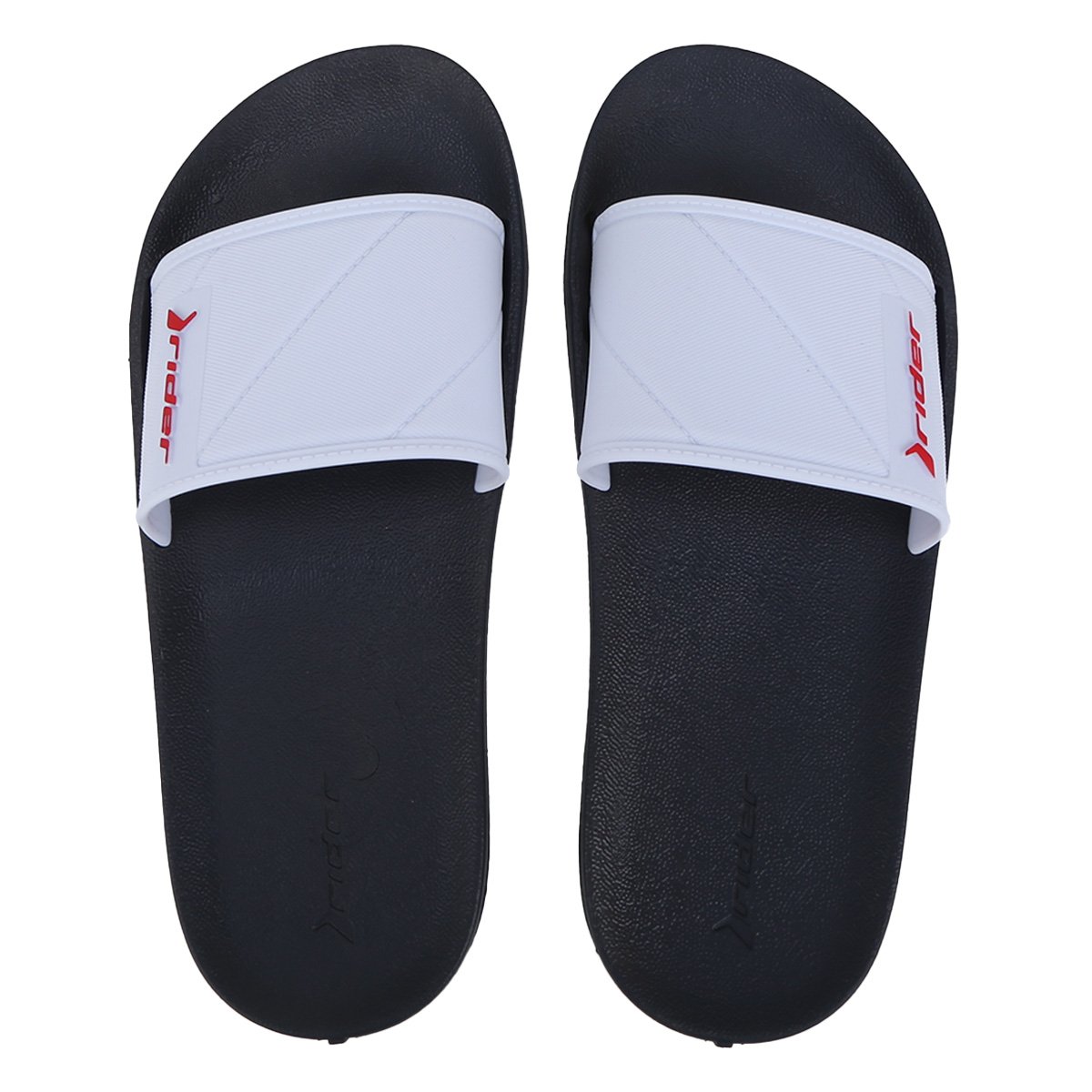 Miniatura Chinelo Slide Rider Street Ad Masculino Azul+Branco - 37/38