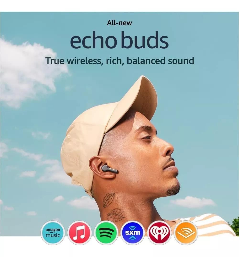 Miniatura Echo Buds Fones De Ouvido Sem Fio Auriculares 5.2 Com Alexa
