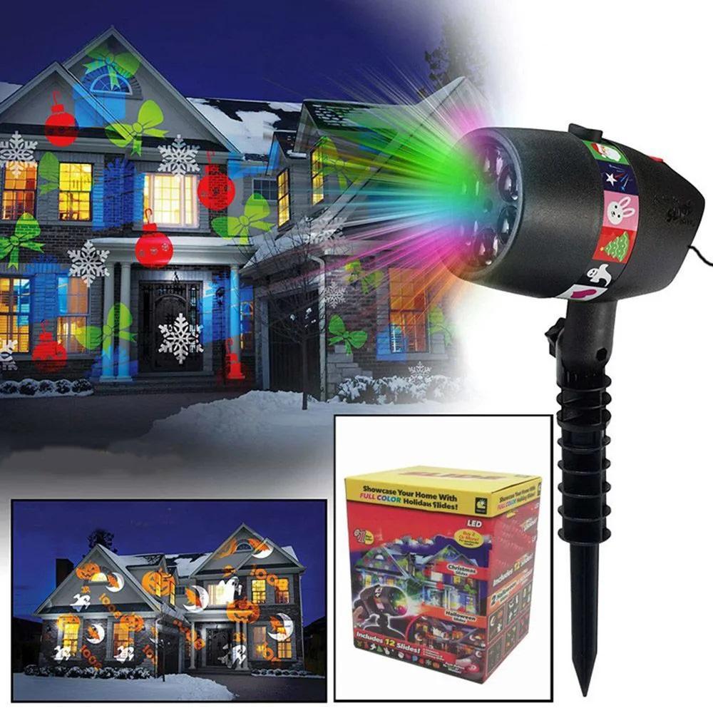 Miniatura Projetor Holografico Natal Led 220V Festa Natalino