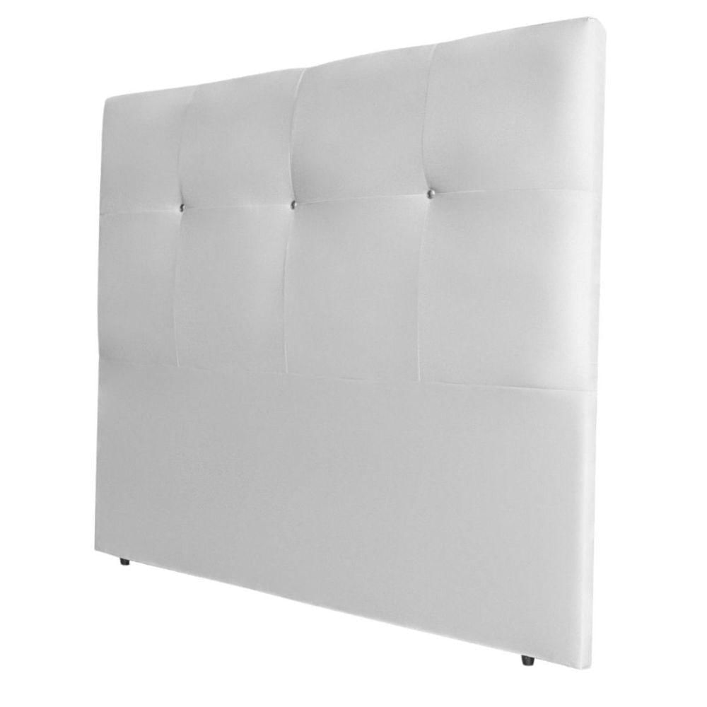 Miniatura Cabeceira Estofada Cama Box King 195 Cm Nina Corino Branco