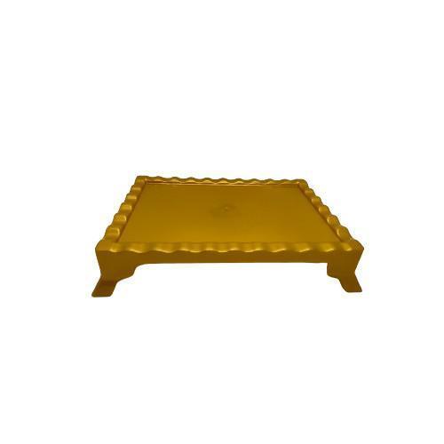 Miniatura Tabuleiro Retangular Pequeno Dourado