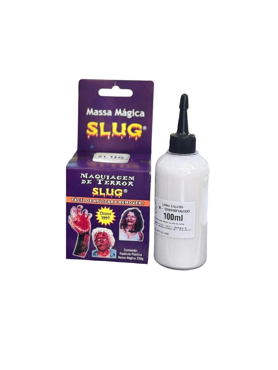 Miniatura Kit Maquiagem Slug Massa 200 Gr + Látex 100 Ml