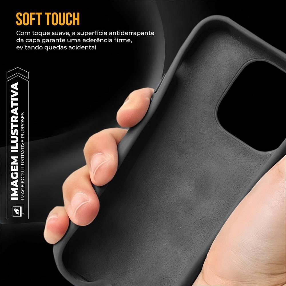 Kit Capa Silicon Premium E Película Hydrogel Privacidade Para Iphone 16 Pro Max - Gshield