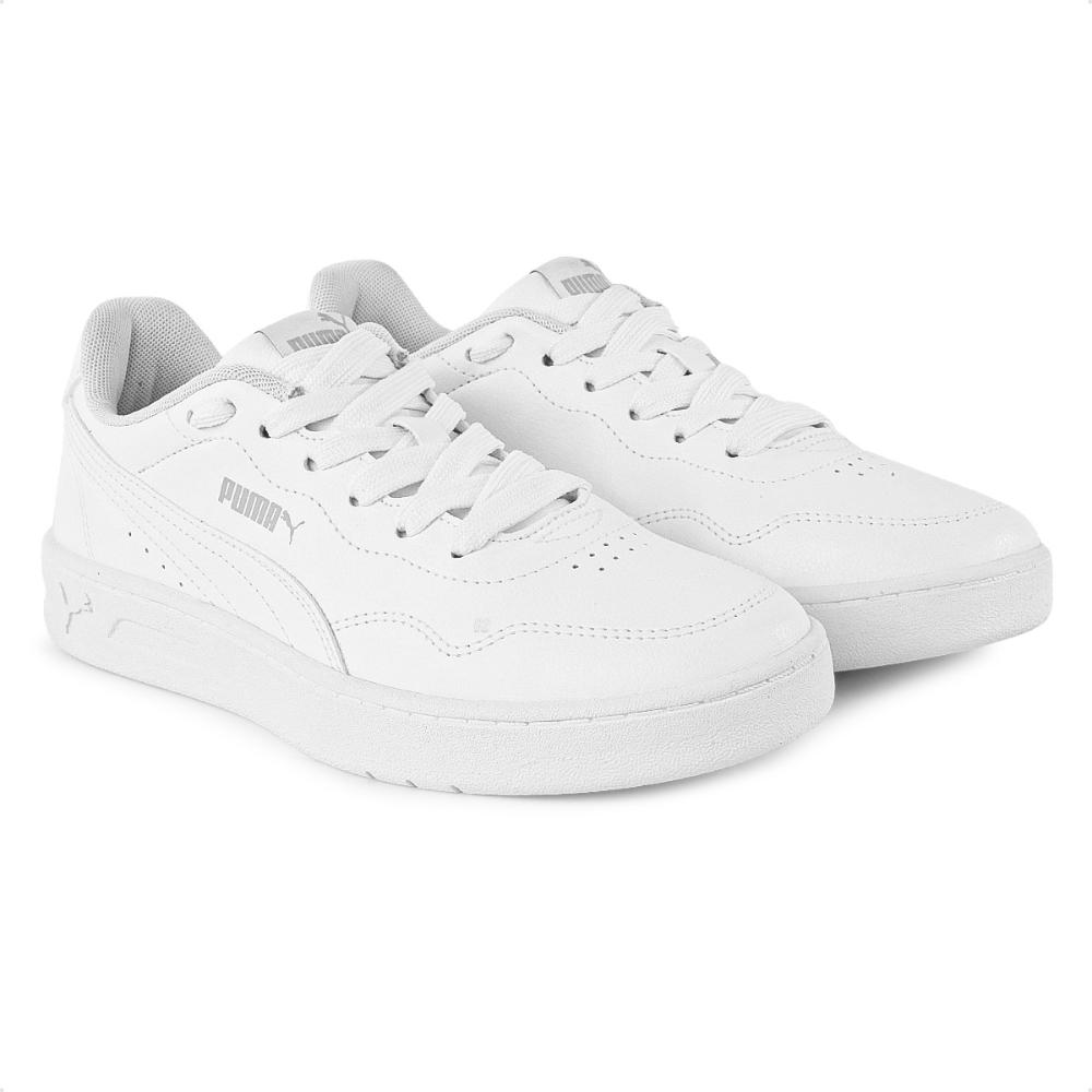 Miniatura Tênis Puma Court Lally BDP Feminino Branco / Branco - 34