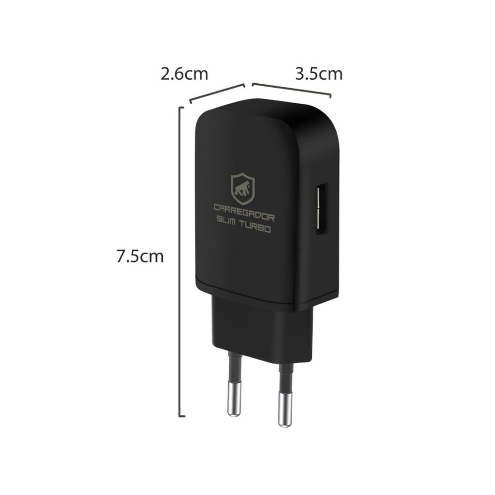 Carregador Turbo Slim - Gorila Shield