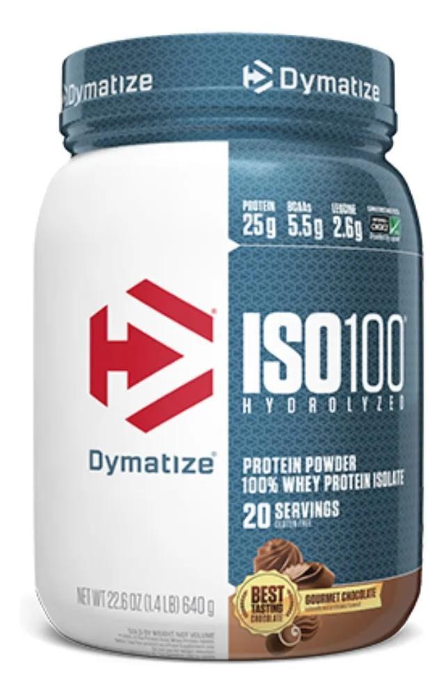 Miniatura Suplemento Dymatize Whey Sabor Gourmet Chocolate De 640G - P