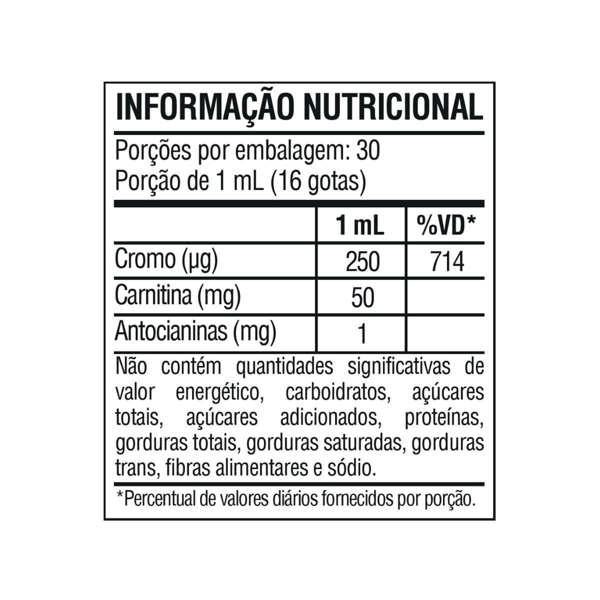 Miniatura Extrato De Laranja Moro + Cromo St Nutrition 30Ml
