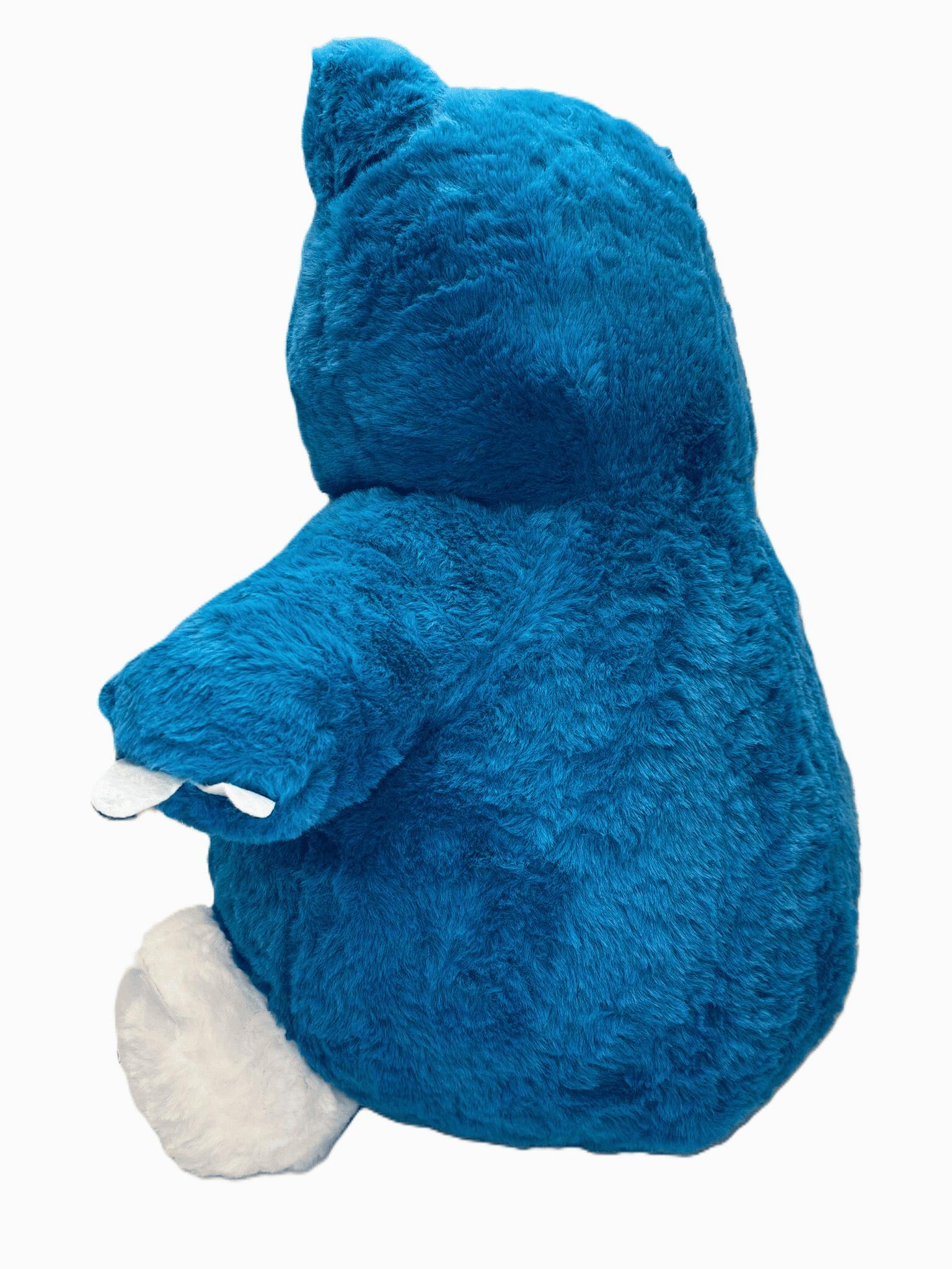 Miniatura Pelúcia Pokemon Snorlax Desenho Anime Infantil 45Cm