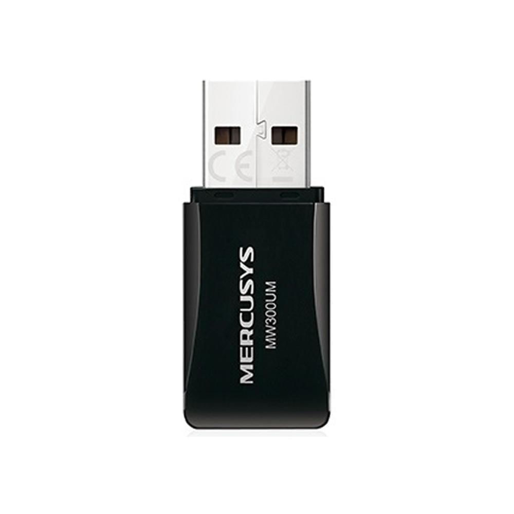 Miniatura Adaptador Wifi Mercusys Mw300um Usb N300 / 2.4ghz - 300mbps