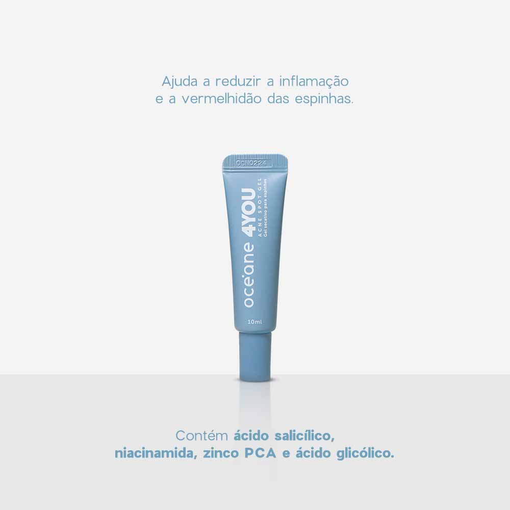 Miniatura Gel Secativo para Espinhas Océane 4 You Acne Spot Gel 10ml