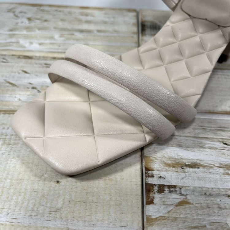 Miniatura Sandalia Bebece Feminina - Creme - CREME 36