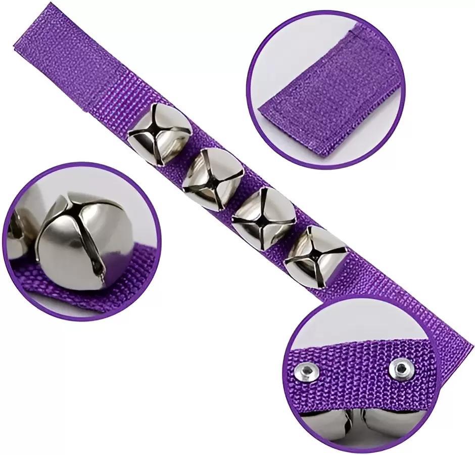 Par De Pulseiras Chocalho Com Guizo Infantil De Pulso Canela