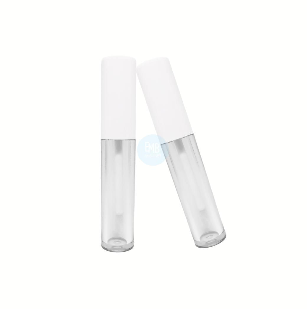 Miniatura Frasco 6Ml Redondo Para Batom Gloss Labial Premium 5Unidades