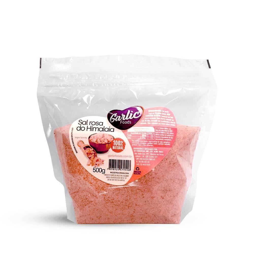 Miniatura Sal Rosa Do Himalaia Fino 100% Natural 500g Gourmet Sal
