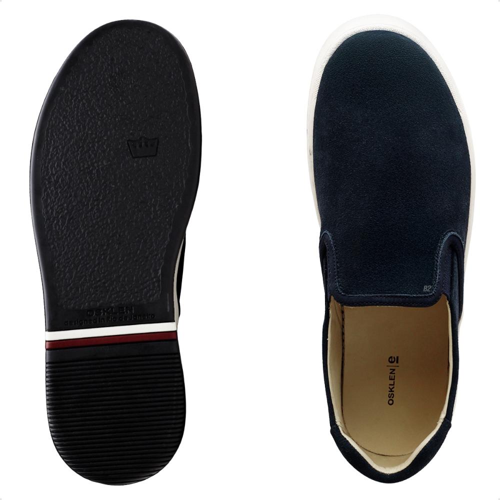 Tênis Osklen Bossanova Camurça Marinho / Bege - 41