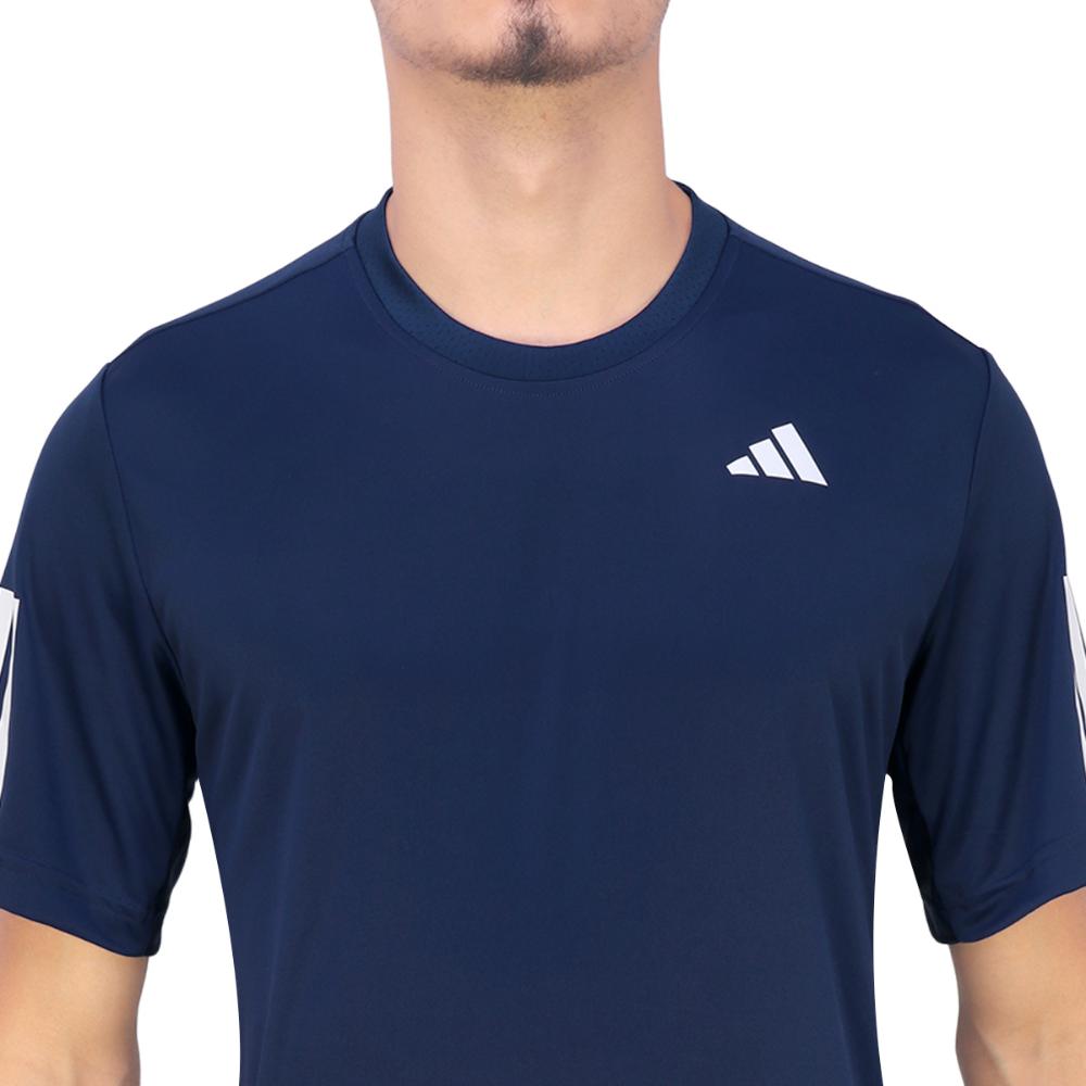 Miniatura Camiseta Adidas Club Tennis Climacool Três Listras Marinho G