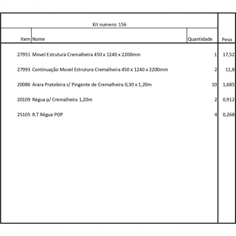 Miniatura Closet Araras, Guarda Roupas Aberto Industrial Com 19 Peças Preto Fdprp156