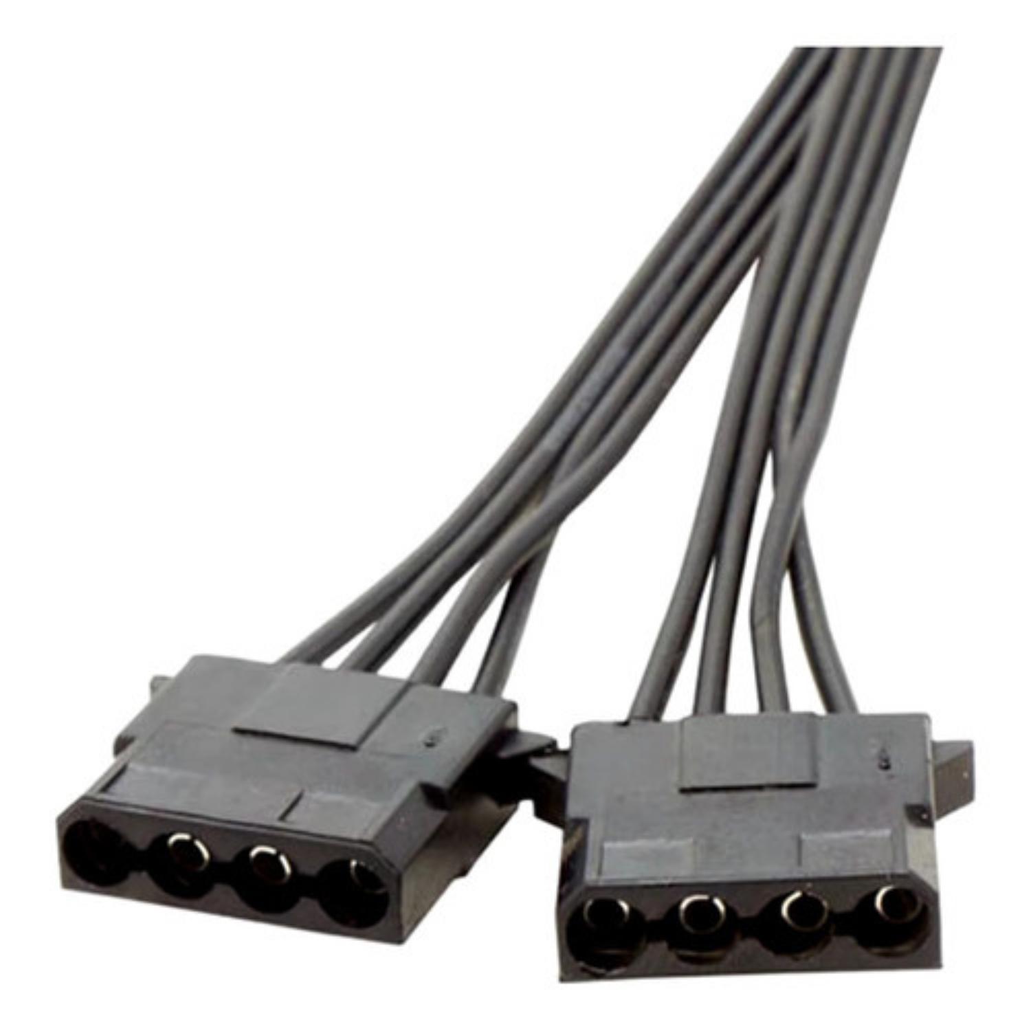 Miniatura Cabo Y Extensão Adaptador 1 Sata Macho 2 Ide Molex Fêmea