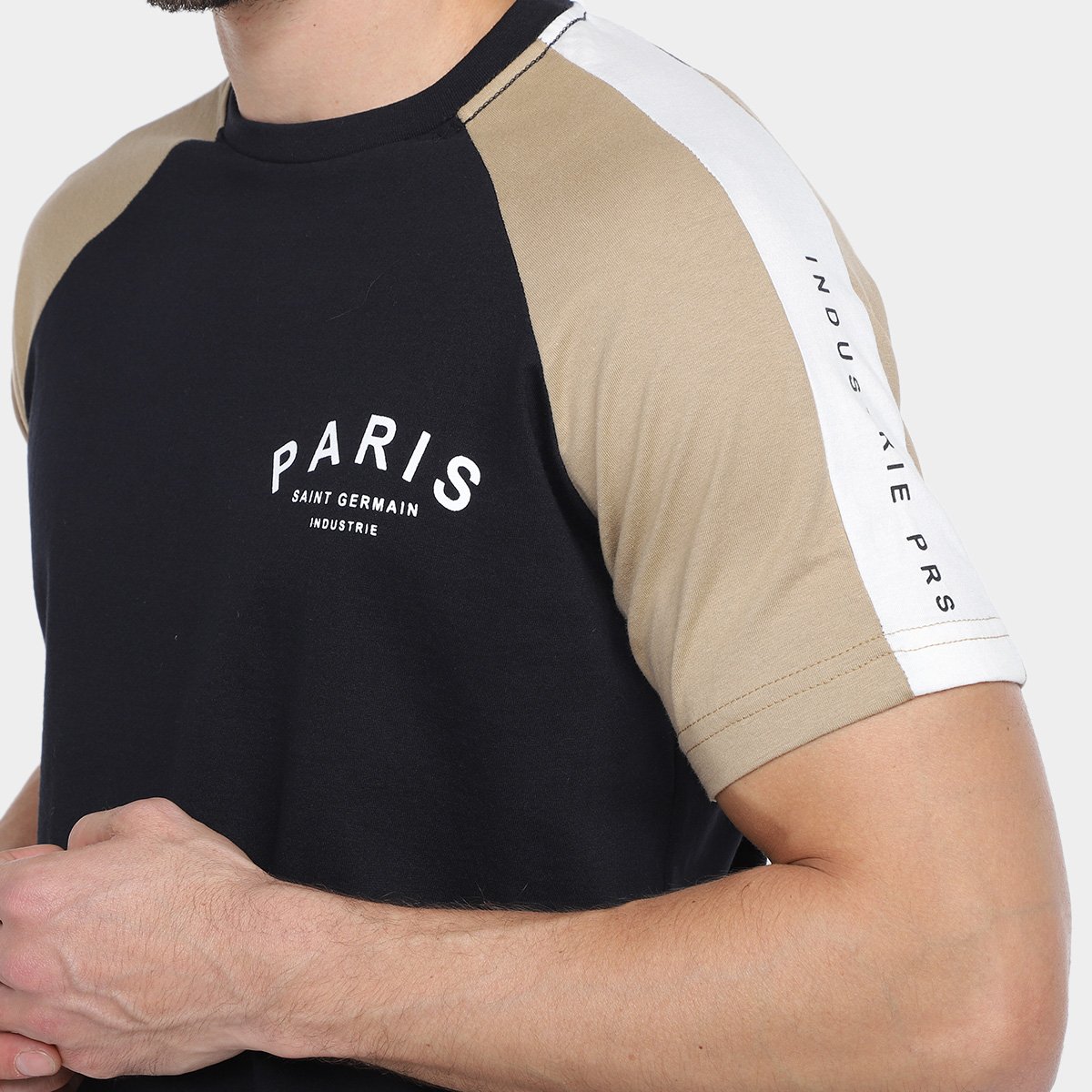 Miniatura Kit Camiseta Industrie Casual Masculina - 2 Peças Preto - G