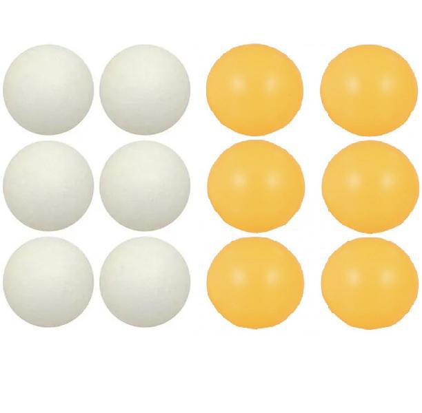 Miniatura Bola Bolinha De Ping Pong Com 6 Unidades - Tênis De Mesa