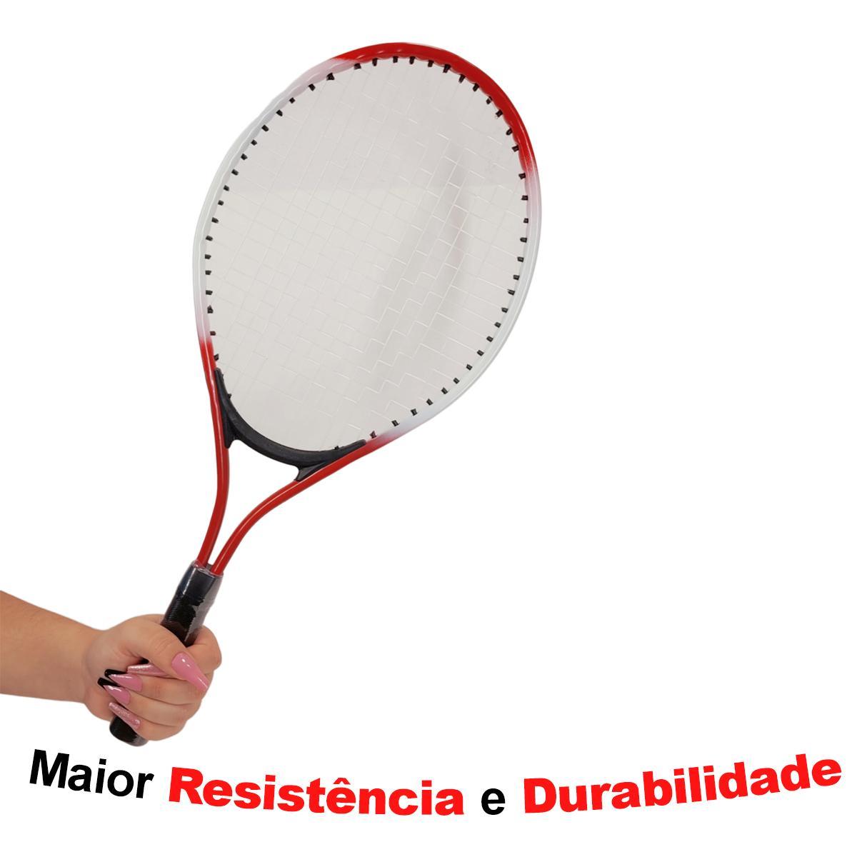 Kit Jogo Tênis Quadra Infantil Amador 2 Raquetes E Bolsa