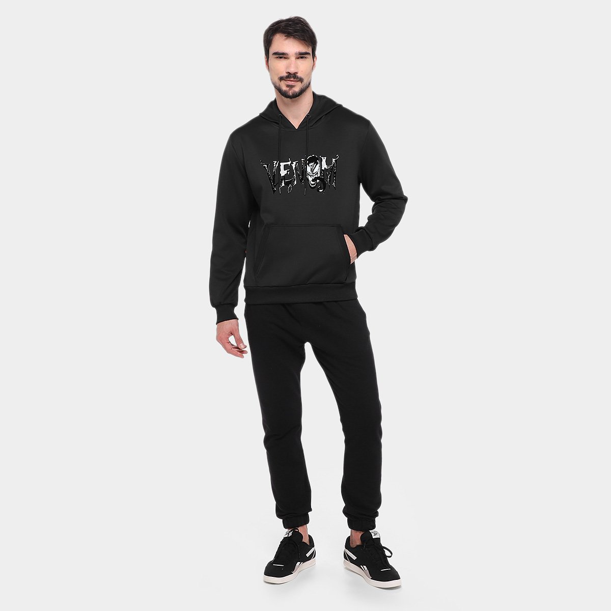Miniatura Moletom Mooncity Venom Masculino Preto - G